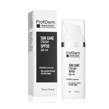 Слънцезащитен крем за лице SPF 50 ProfiDerm