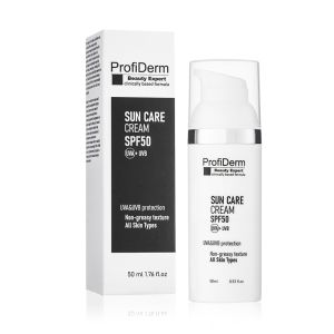 Слънцезащитен крем за лице SPF 50 ProfiDerm